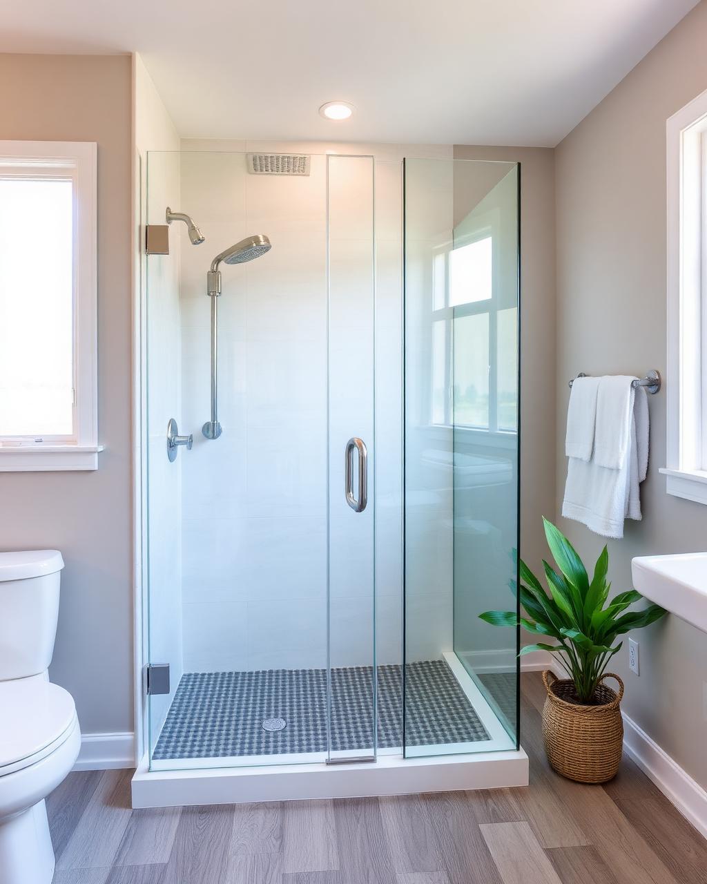Completed bathroom remodel