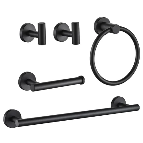 WW0216B-5 5 - Piece Bathroom Hardware Set