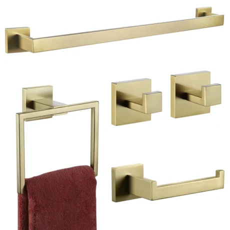 B09A5-BG 5 - Piece Bathroom Hardware Set (Set of 5)