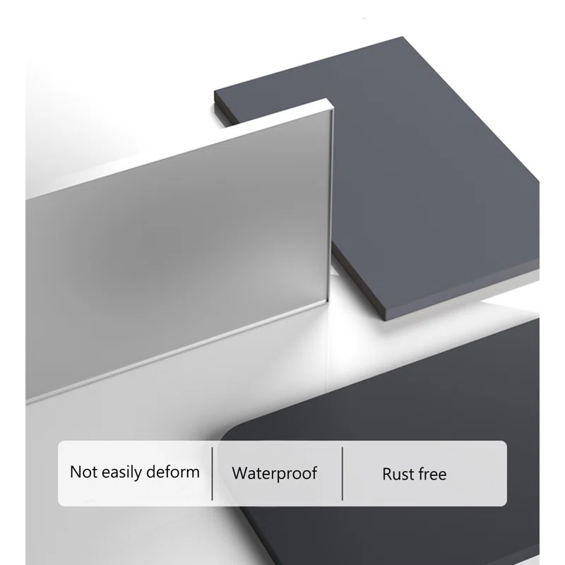 Gray Cares 31.5" Single Bathroom Vanity Set with Mirror - Image 5