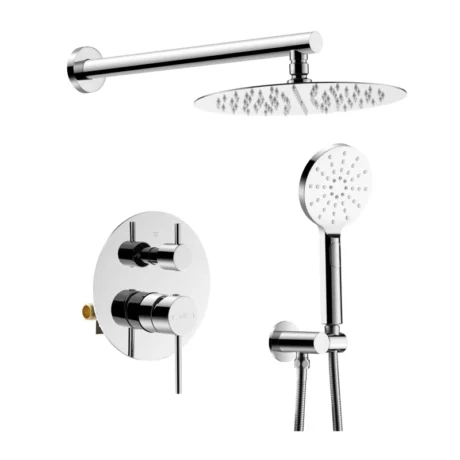 KSF403CH Circular Shower Faucet with Rough-in Valve