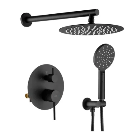 KSF403MB Circular Shower Faucet with Rough-in Valve