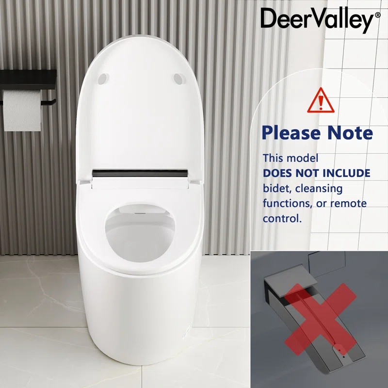 DV-1S0159-V1 Smart Toilet, Auto Flush, Heated Seat, Tankless One-Piece Toilets For Bathrooms - Image 14