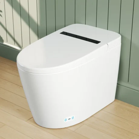 DV-1S0159-V1 Smart Toilet, Auto Flush, Heated Seat, Tankless One-Piece Toilets For Bathrooms