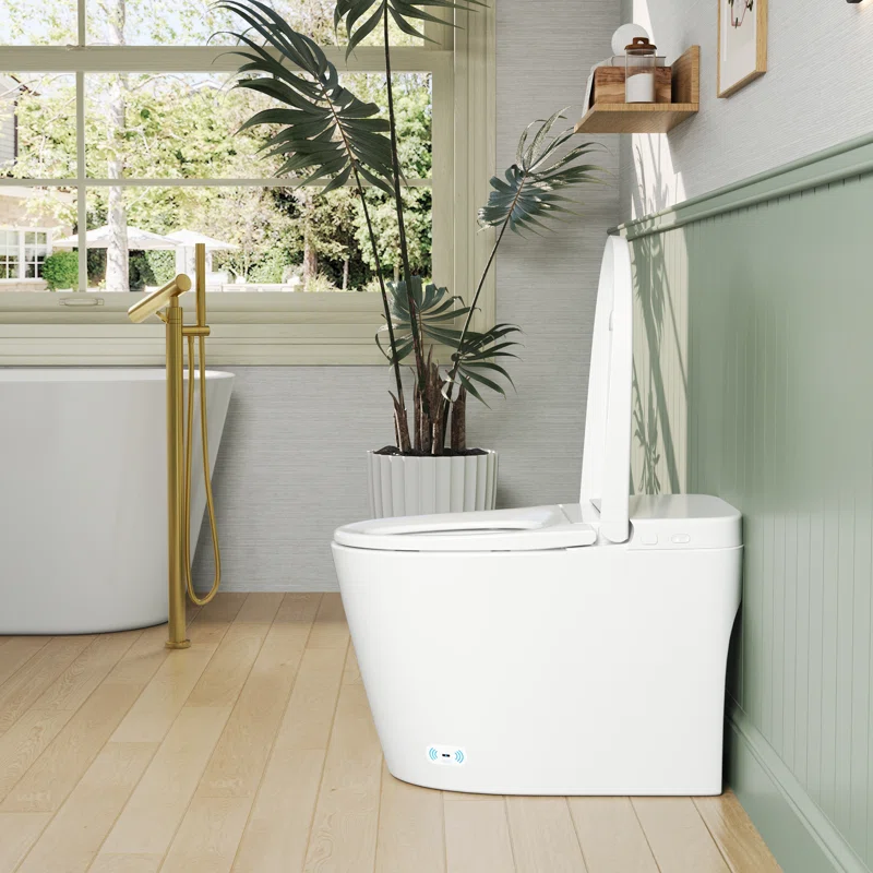 DV-1S0159-V1 Smart Toilet, Auto Flush, Heated Seat, Tankless One-Piece Toilets For Bathrooms - Image 10