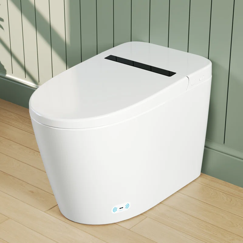 DV-1S0159-V1 Smart Toilet, Auto Flush, Heated Seat, Tankless One-Piece Toilets For Bathrooms
