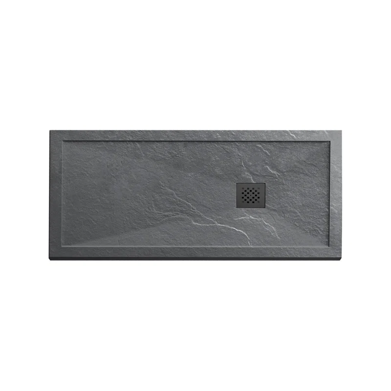 CHDYT158ILGM 59'' W 32'' D Rectangular Shower Base - Slate Color