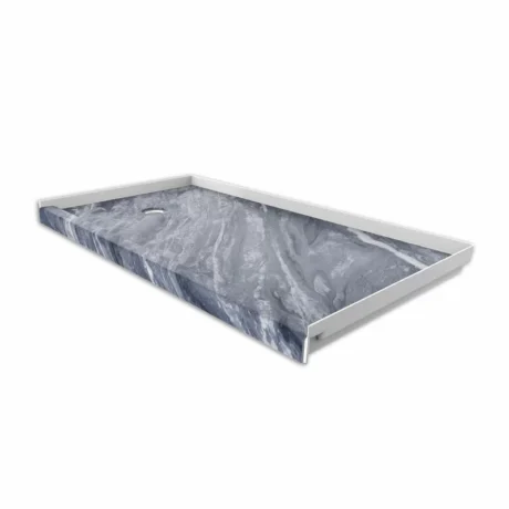 FLXSBL6032BM 60'' W 32'' D Rectangular Single Shower Base - Beaumont Color