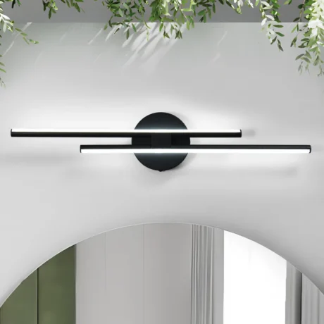 Shoji 2 - Light Dimmable LED Vanity Light - Finish:  Matte Black