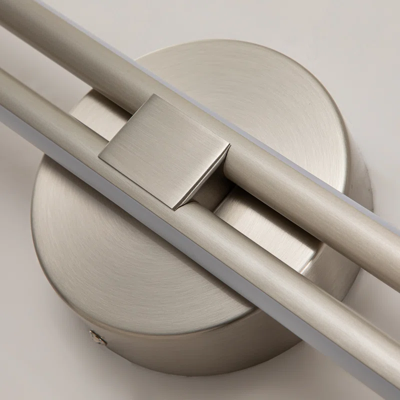 Shoji 2 - Light Dimmable LED Vanity Light - Finish: Nickel - Image 2