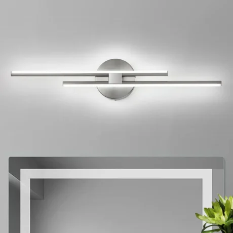 Shoji 2 - Light Dimmable LED Vanity Light - Finish: Nickel