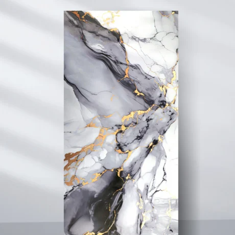 Blue Mist PVC Marble Sheets UV Protected | Waterproof | 4x8 ft (32 sq. ft)
