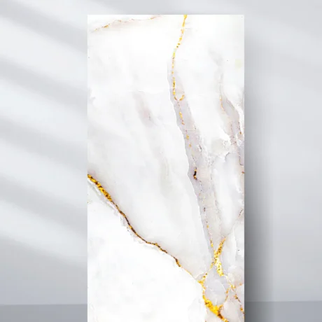 Empress Gold Polished PVC Marble Sheets UV Protected | Waterproof | 4x8 ft (32 sq. ft)
