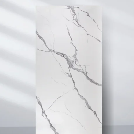 Calacatta Belga PVC Marble Sheets Wall Panel - Waterproof 4x8 ft (32 sq. ft)