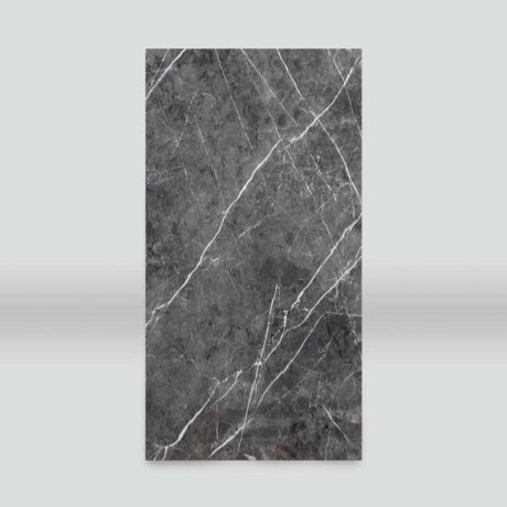 Dark Gray Marble UV Protected PVC Wall Panel - 4x8 ft, Fireproof & Waterproof, (32 sq. ft)